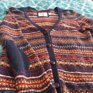 H&M Knit Cardigan with Elbow Patches